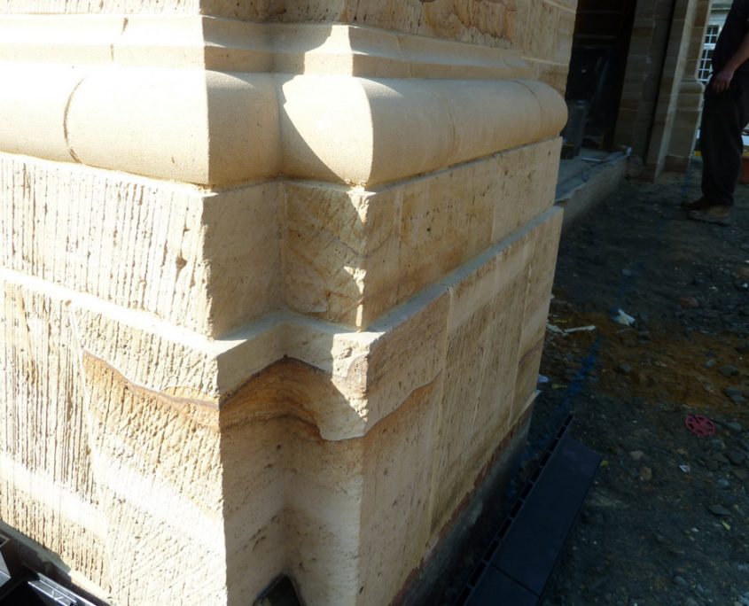 Sussex Sandstone Wall
