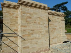 Sussex Sandstone Wall