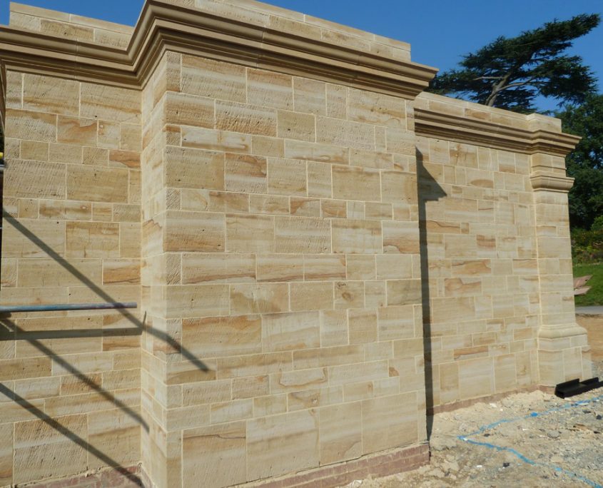 Sussex Sandstone Wall
