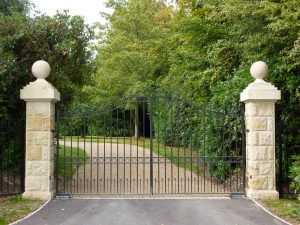 Sussex Sandstone gate piers
