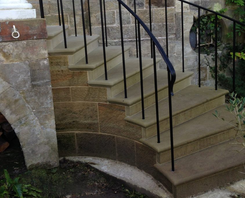 Sussex Sandstone steps