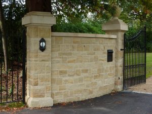 Sussex Sandstone gate piers