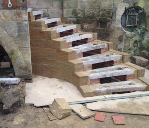 Sussex Sandstone steps