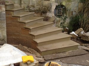 Sussex Sandstone steps