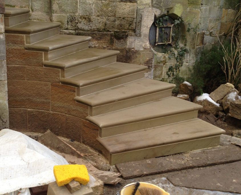 Sussex Sandstone steps