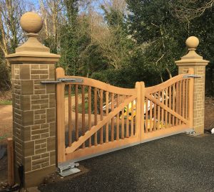Sussex Sandstone gate piers