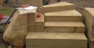 Sussex Sandstone steps