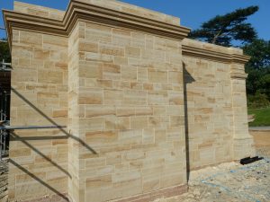 Sussex Sandstone Wall