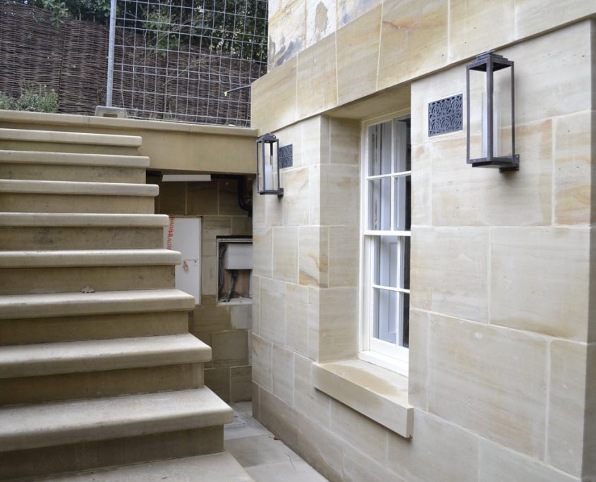 Sussex Sandstone steps
