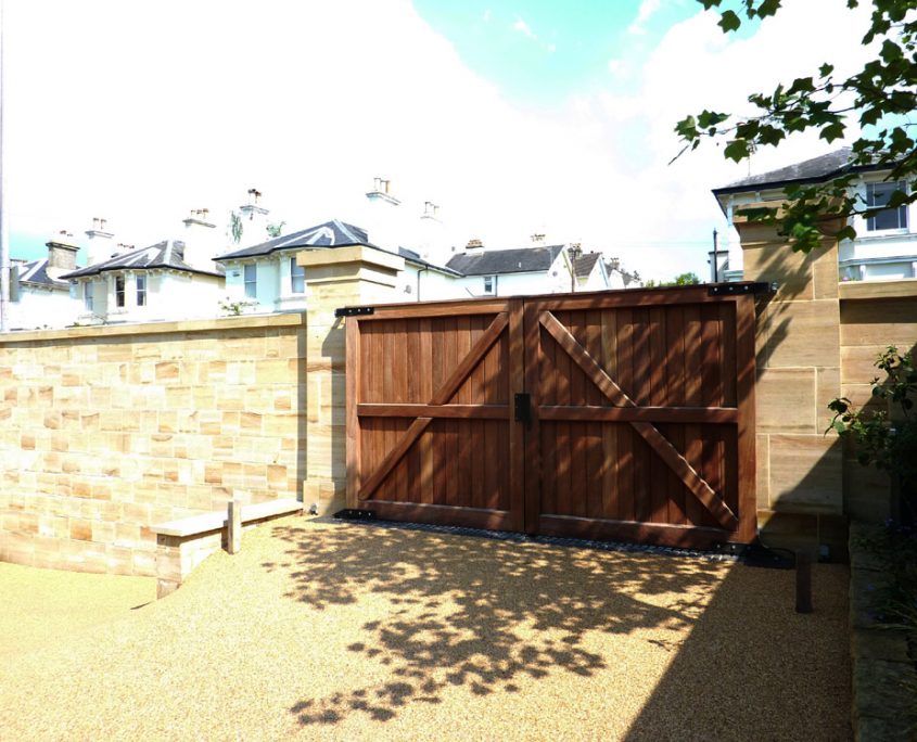 Sussex Sandstone gate piers