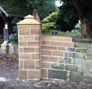 Sussex Stone wall restoration