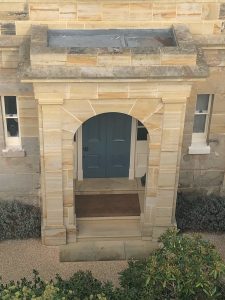 Stone porch